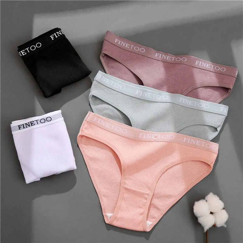 3PCS/Set Women's Underwear Cotton Panty